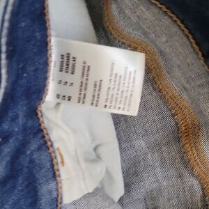 American Eagle Outfitters Blue Skinny Jeans with Contrast Stitching